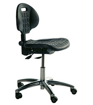 ESD chair Industrial PU, standard version, black