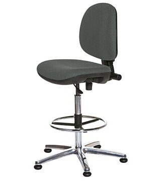 Krzesło ESD ECONOMY Chair, krzesło wysokie szare