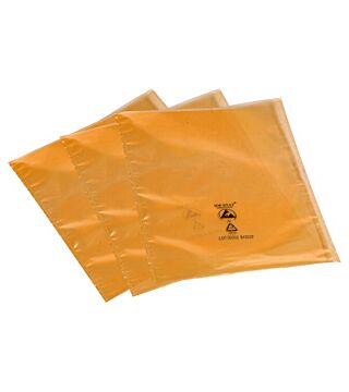 ESD IDP-STAT Packaging bag, gold, 100 x 150 x 0.07 mm