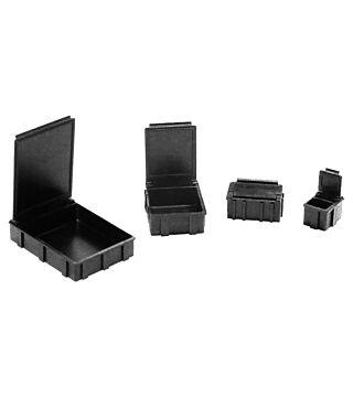 SMD folding box, with black lid, 16x12x15 mm