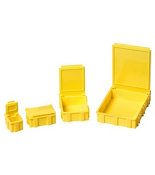 SMD folding box, with yellow lid, 16x12x15 mm