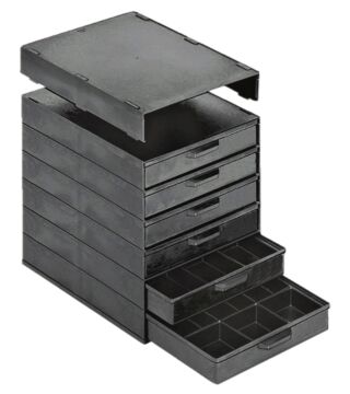 Drawer cabinets with 6 drawers, 266x365x305 mm