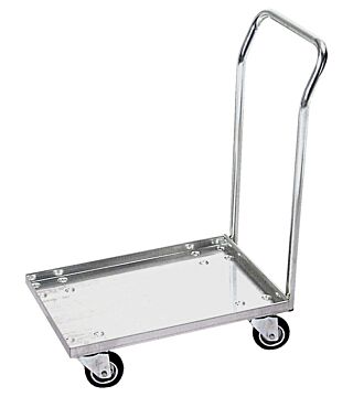 ESD transport trolley, 1 shelf, 150 kg, 615x410 mm