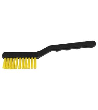 ESD brush, hard, yellow nylon bristles, 60 mm