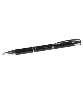 ESD ballpoint pen, black/silver, with ESD logo, pack of 10