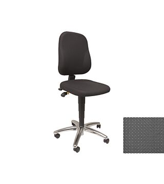 ESD chair SUPERTEC, standard version, gray, 430 - 600 mm
