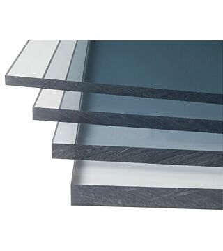 ESD polycarbonate sheet, transparent, conductive, 2000 x 1000 x 10 mm (1 Pl./VPE)