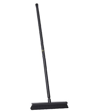 Sweeping broom with plastic handle