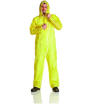 Type 4 chemical protection overall, yellow