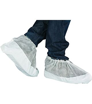PP overshoe, extra large, high version, non-slip outsole, white