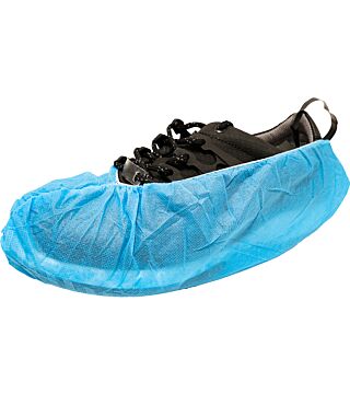 ESD disposable overshoes, non-woven, blue, for shoe size 35-44