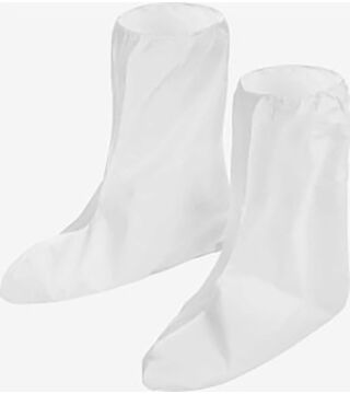 CleanMax® cleanroom overshoes high anti-slip sole, white, CE CAT.III