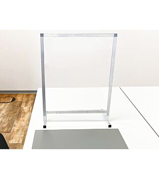 Cloison ESD, taille S, vitre en polycarbonate dissipative, 750 x 750 mm