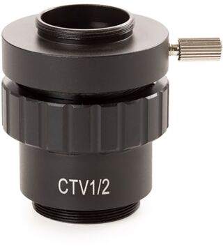 C-Mount-Adapter mit 0,5x-Objektiv für StereoBlue-Mikroskope und 1/2"-Kameras