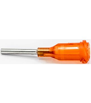 Dispensing needle 1/2", straight, amber