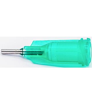 Dispensing needle 1/4", straight, green