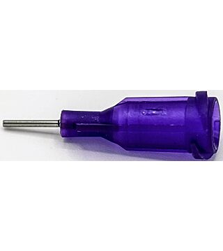 Dispensing needle 1/4", straight, purple