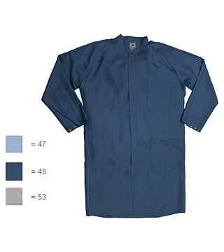 Cleanroom men coat HABETEX climatic Pro, light blue