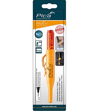 Pica INK deep hole marker, red, blister pack