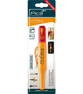 Pica BIG INK smart-use marker, red, blister pack