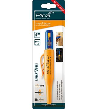 Pica BIG INK smart-use marker, blue, blister pack