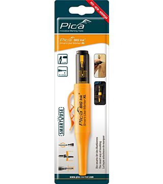Pica BIG INK smart-use marker, black, blister pack