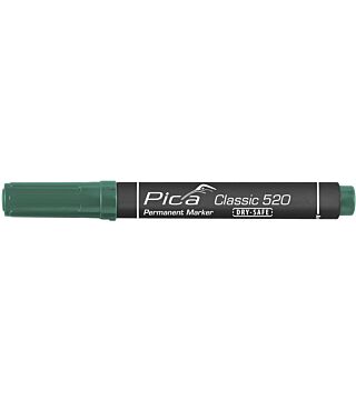 Permanent marker 1-4mm, bullet tip, green