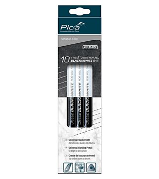 FOR ALL universal pen "Black&White", 23cm, set of 10