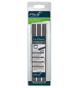 Pica BIG DRY lead set FOR ALL Graphite, blister pack