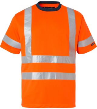 224 T-shirt, Unisex, Fluoreszierendes orange