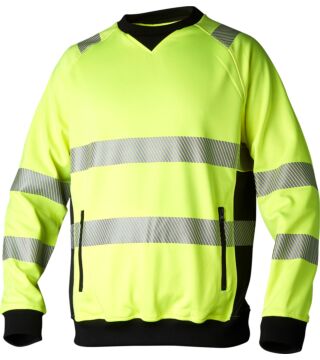 132 Sweatshirt, Unisex, Fluoresant yellow/black