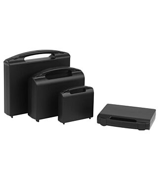 ESD Koffer, unbestückt, schwarz, 240 x 170 x 42 mm