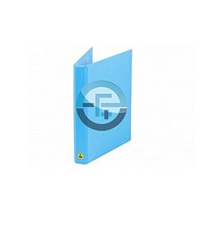 ESD ring binder DIN A4, blue, back width 50 mm/4 ring