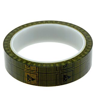 ESD grid adhesive tape, 24mm x 36m roll, with ESD warning symbol