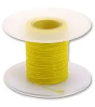Kynar wire AW30, yellow, 1 roll = 500 m