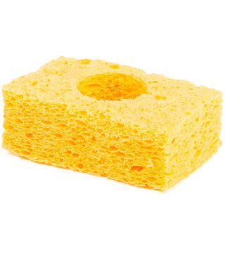Replacement sponge for MX and MFR rectangular work stands, yellow, PU = 10 pieces