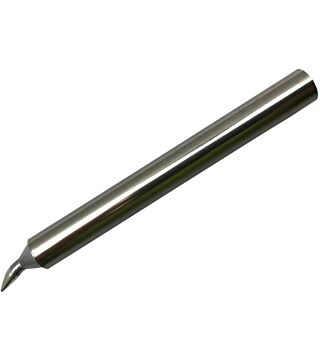 Soldering tip SxV series, chisel-shaped angled, 1.5 x 12.2 mm