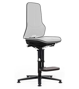 ESD Stuhl Neon 3, Gleiter und Aufstiegshilfe, Flexband grau, Permanentkontakt