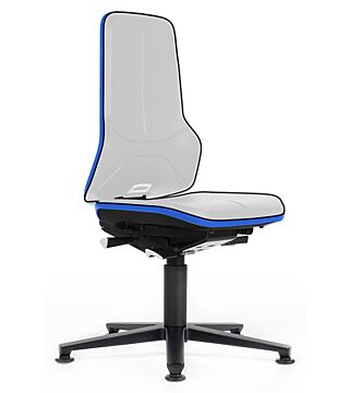 ESD Chair Neon 1 with glider, Flexband blue - Synchrontechnik