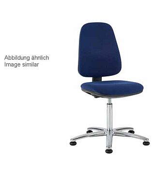ESD Krzesło PROFESSIONAL, ze ślizgaczami, tkanina antracytowy, 600–850 mm