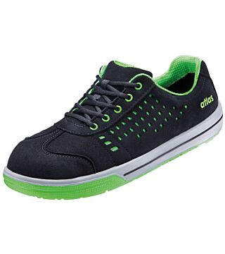 ESD niskie obuwie A 240, S1, Sportline, unisex, czarny/neon-green, rozmiar 46