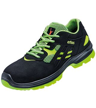 ESD low shoe FLASH 2605 XP, S1P, mesh, unisex, black/neon-green