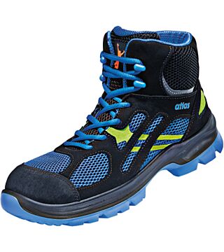 ESD safety shoe FLASH 8205 XP, S1P, mesh, unisex, royal blue/black/neon-yellow