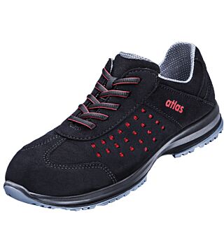 ESD low shoe GX 133 red 2.0, S1, Sportline, ladies, black/red