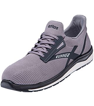 ESD low shoe RUNNER 65, W10, S1P, stone grey