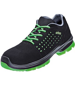 ESD low shoe SL 20 green 2.0, S1, Sportline, unisex, black/neon-green
