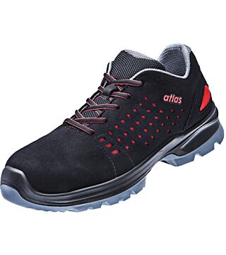 ESD low shoe SL 30 red 2.0, S1, Sportline, unisex, black/red