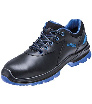 ESD low shoe SL 645 XP blue 2.0, S3, smooth leather, unisex, black/royal blue