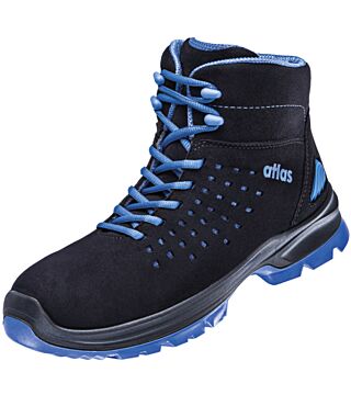 ESD safety shoe SL 82 blue 2.0, S1, Sportline, unisex, black/royal blue