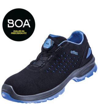 ESD lage schoen SL 940 blauw 2.0, S1, Sportline, uniseks, zwart/koningsblauw